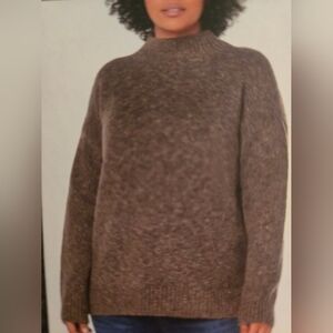 XXL Cozy Brown Women's Sweater